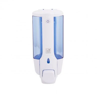 Дозатор для рідкого мила Lidz Playa 0101 настінний 380 мл LDPLA0101WHI22316 White