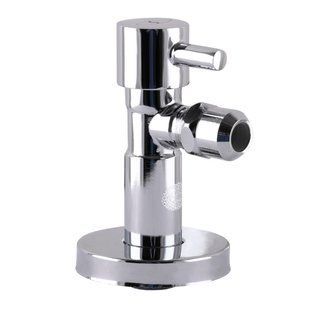 Кран напівобертовий кутовий з цангою SOLOMON 1/2&Prime;х 3/8&Prime; Lazer 7076
