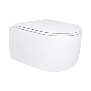 Унітаз підвісний Qtap Taurus безободковий з сидінням Soft-close QT2433084EUQW
