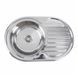 Кухонна мийка з нержавіючої сталі Platinum 7750 ПОЛІРОВКА (0,8/180 мм), R
