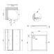 Душовий піддон Qtap Tern 309912C 90x90x12 см + сифон