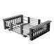 Комплект кухонна мийка Kroner Schwarze-5050HM PVD + змішувач Ersel-GRP03393BLK + дозатор Spender-026