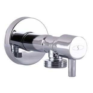 Кран напівобертовий кутовий SOLOMON 1/2&Prime;х3/4&Prime; Lazer 7076 (2шт)