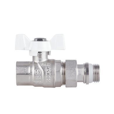 Кран кульовий "Американка" Thermo Alliance Forte 1/2" з антипротіканням прямий SF222W15