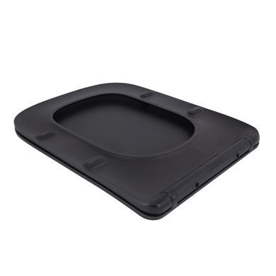 Сидіння для унітаза (Tern 490) 435x344x50 мм, Matt Black, з мікроліфтом, Slim Duroplast, Quick Release QTSC179MB47354 Qtap