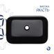 Раковина-чаша Qtap Scorpio 550х390х120 Matt black QT14112243MBN