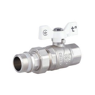 Кран кульовий "Американка" Thermo Alliance Forte 3/4" з антипротіканням прямий SF222W20