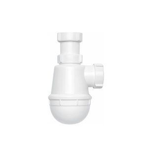 Сифон для кухонної мийки KronoPlast 1 1/2''х40 мм без випуску SM10010000