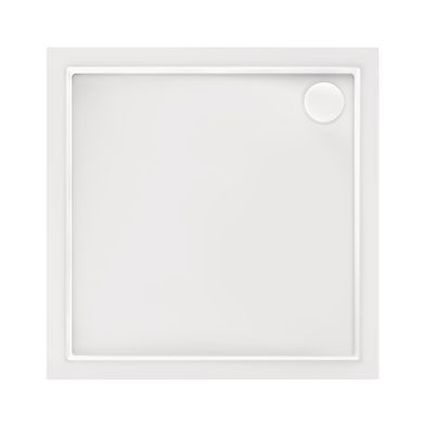 Душовий піддон Qtap Tern 301112 100x100x12 см + сифон