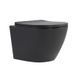 Унітаз підвісний Robin Ultra Quiet 490&times;365&times;325 мм, Anthracite, з сидінням Slim Duroplast / Soft-close / Quick Release QT13332381АSAN Qtap
