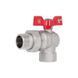 Кран кульовий "Американка" SD Forte 1" кутовий SF221W25