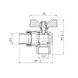 Кран кульовий "Американка" SD Forte 1" кутовий SF221W25
