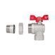 Кран кульовий "Американка" SD Forte 1" кутовий SF221W25
