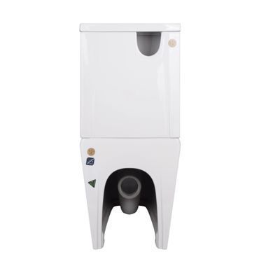 Унітаз-компакт Qtap Crow Eco безобідковий з сідінням Soft-close QTCRO27W48750