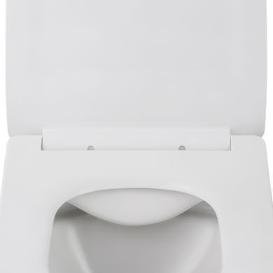 Унітаз підвісний безобідковий Kroner Eifel WHI523629 RIMLESS з сидінням (KE523629WHIR)