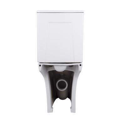 Унітаз-компакт Qtap Presto безобідковий з сідінням Soft-close QT24221217AW