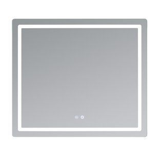 Дзеркало Qtap Mideya (MI2) 800х700 з LED-підсвічуванням Touch, з антизапотіванням, з димером, рег. яскравості QT2078NCF807048476