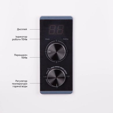 Водонагрівач електричний Thermo Alliance 30 л плоский вертикальний, сухий ТЕН 2 кВт (0,8+1,2) DT30V20G(PD)-D/2