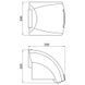 Сушарка для рук Lidz Tarnow 0192 настінна 1800 Вт LDTAR0192WHI32511 White